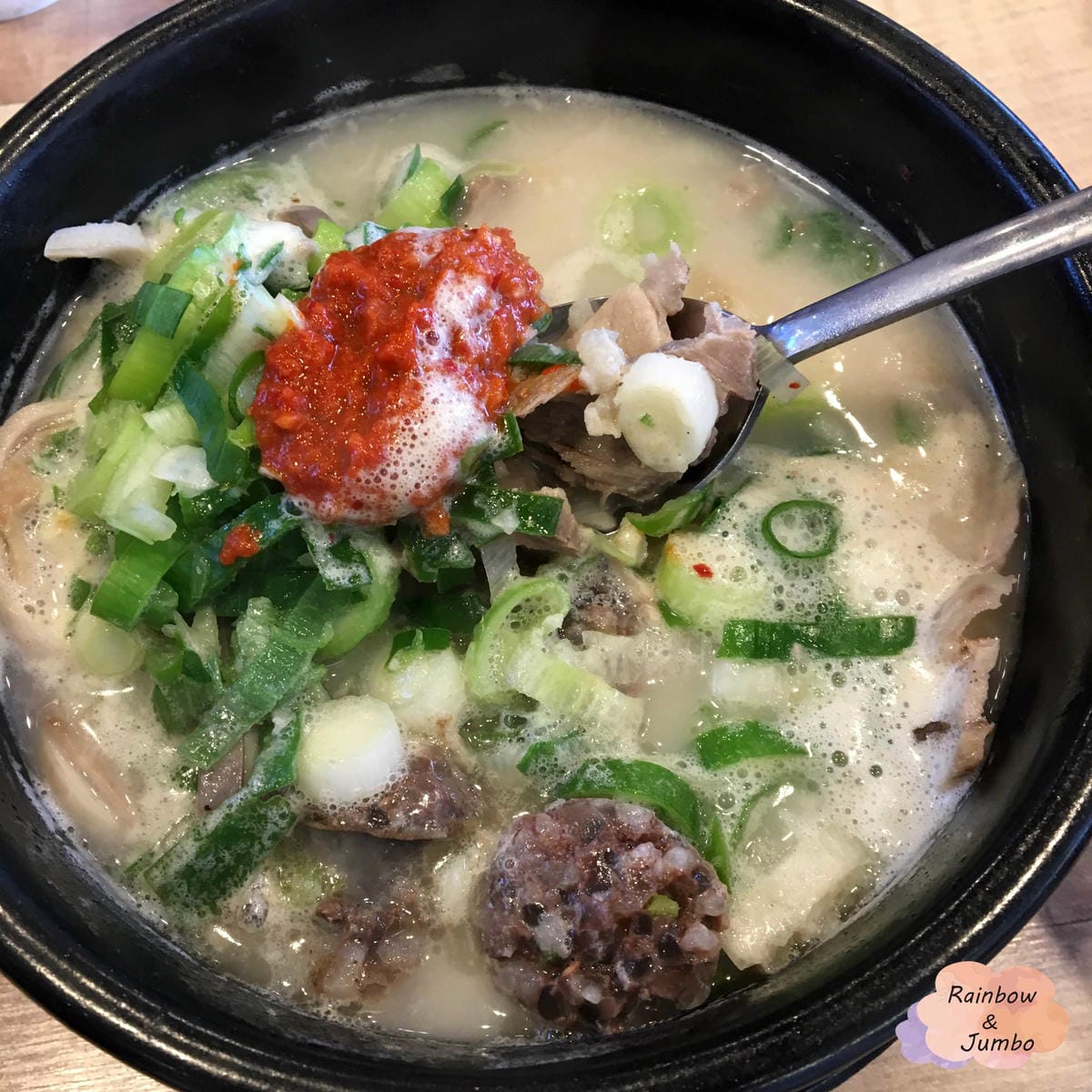 2018 Jumbo韓國釜山行|海雲台站|密陽血腸豬肉湯飯( 2018 Jumbo韓國釜山行|海雲台站|密陽血腸豬肉湯飯(