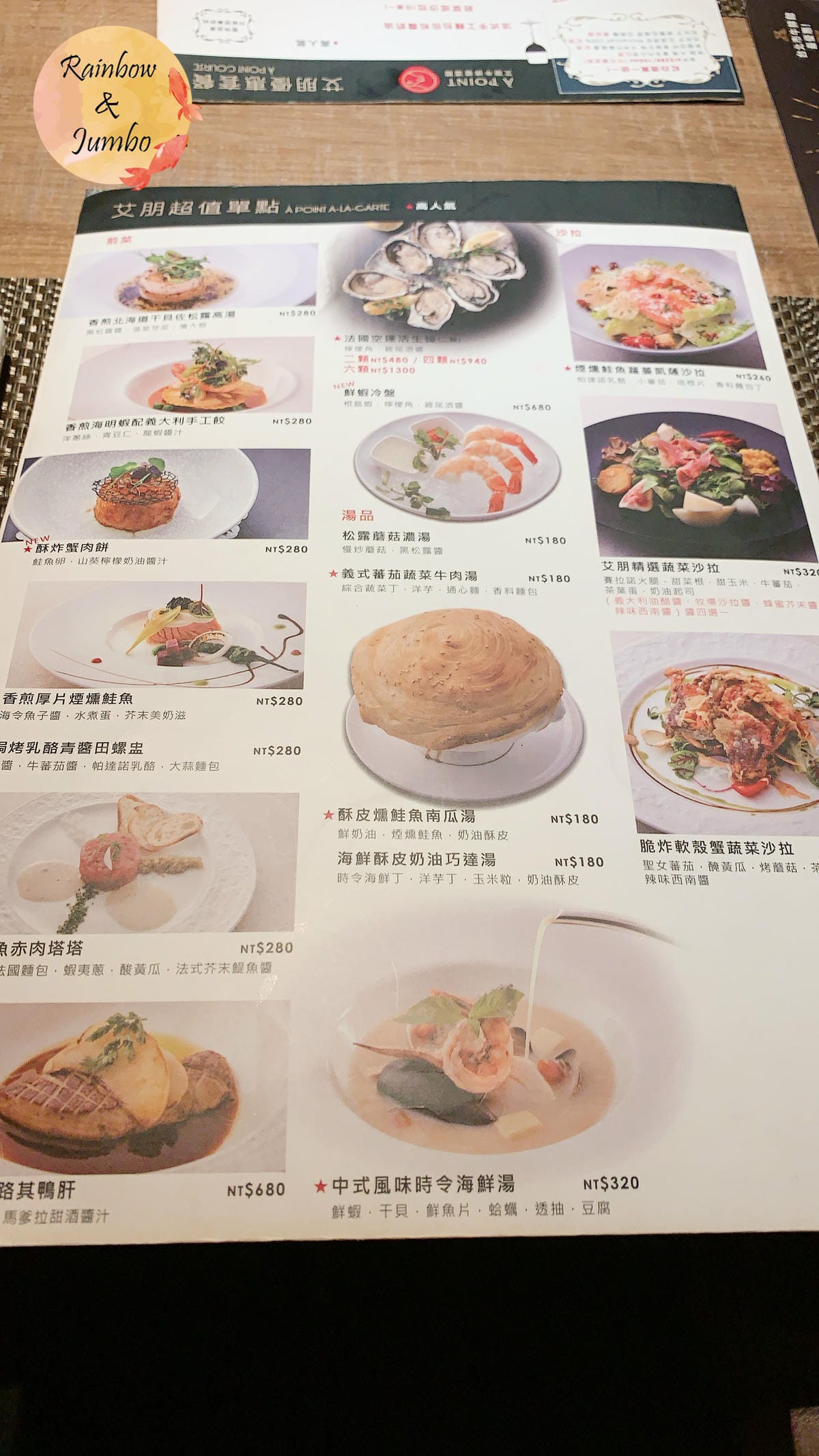 【不專業食記】台北信義|艾朋牛排餐酒館 A POINT 配上 【不專業食記】台北信義|艾朋牛排餐酒館 A POINT 配上