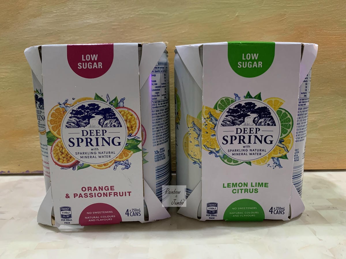【不專業食記】澳洲飲品開箱｜Deep Spring Spar