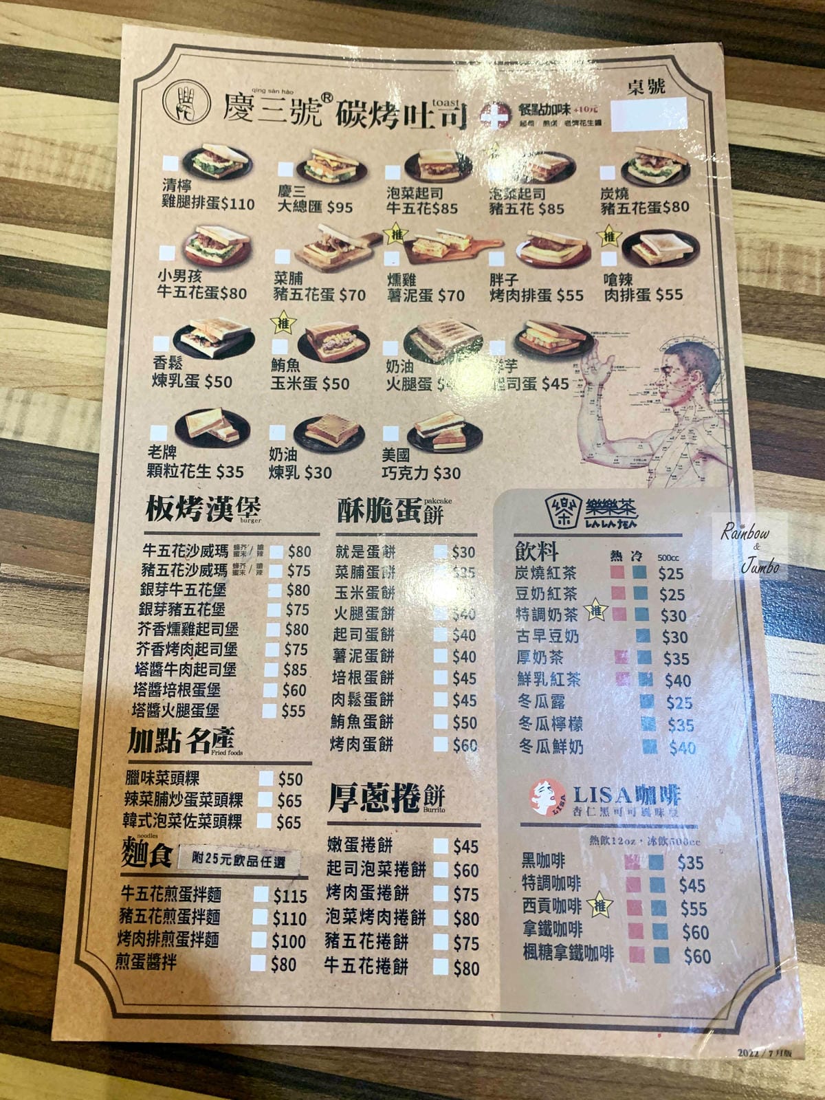 【不專業食記】台北中正|慶三號烤肉三明治,近台北車站的早午餐 【不專業食記】台北中正|慶三號烤肉三明治,近台北車站的早午餐