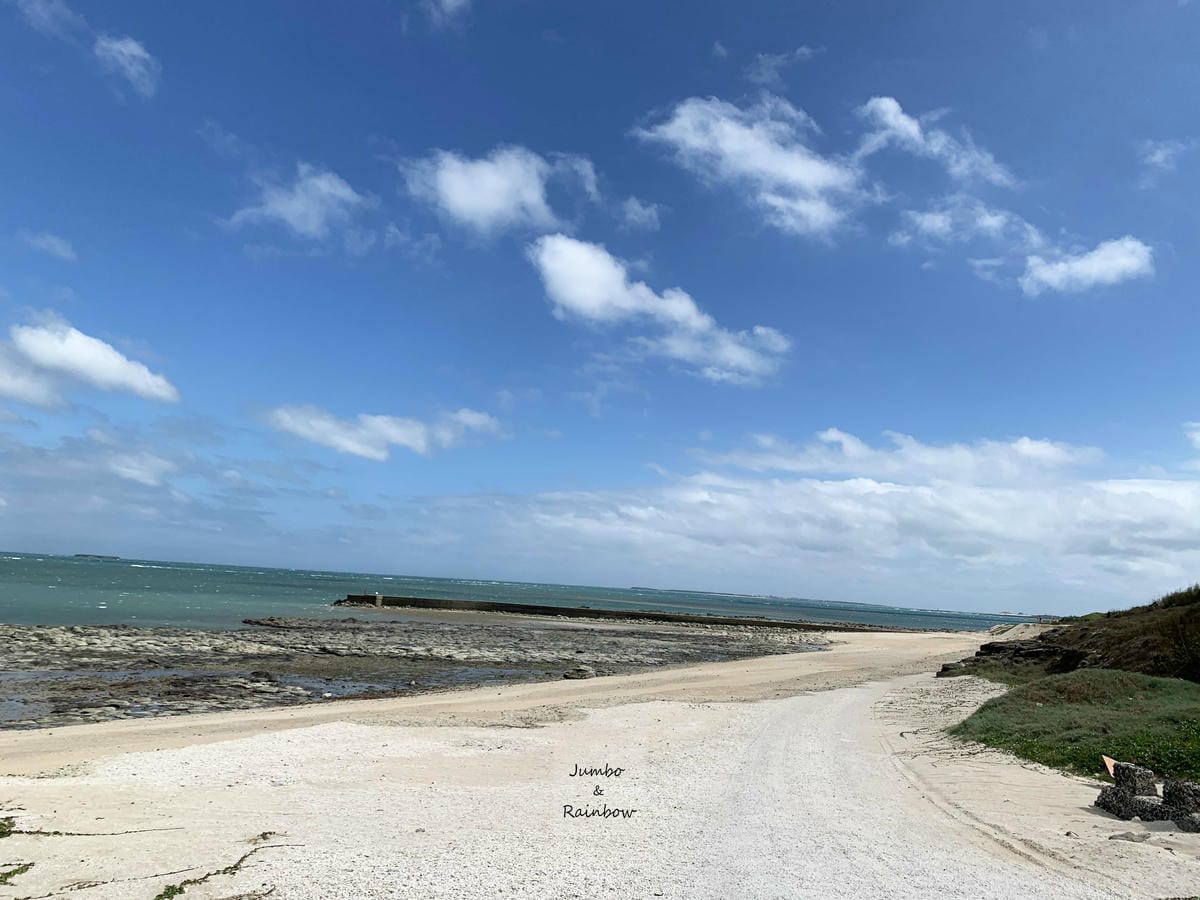 【澎湖景點｜澎湖旅遊】澎湖白沙｜澎湖後寮天堂路｜有標示牌的打