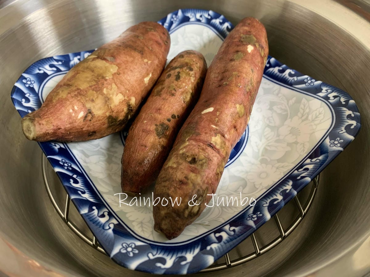 【生活x電鍋料理】新品種菱角地瓜初體驗|蒸地瓜食譜 【生活x電鍋料理】新品種菱角地瓜初體驗|蒸地瓜食譜