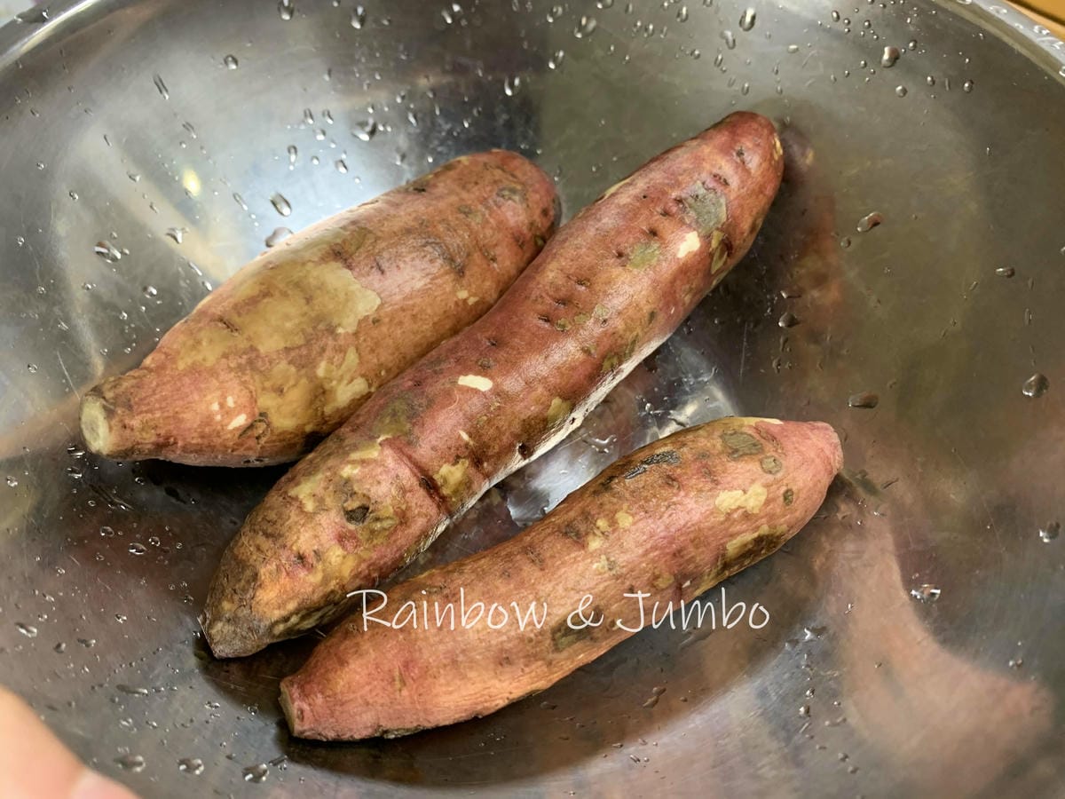【生活x電鍋料理】新品種菱角地瓜初體驗|蒸地瓜食譜 【生活x電鍋料理】新品種菱角地瓜初體驗|蒸地瓜食譜